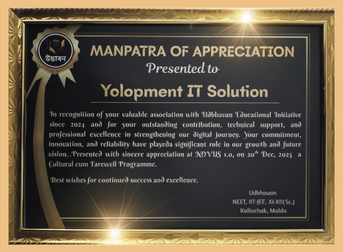 Appreciation Certificate