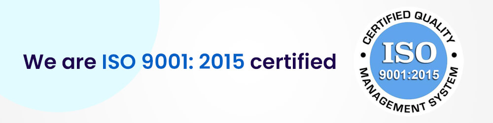 ISO 9001:2015 Certified